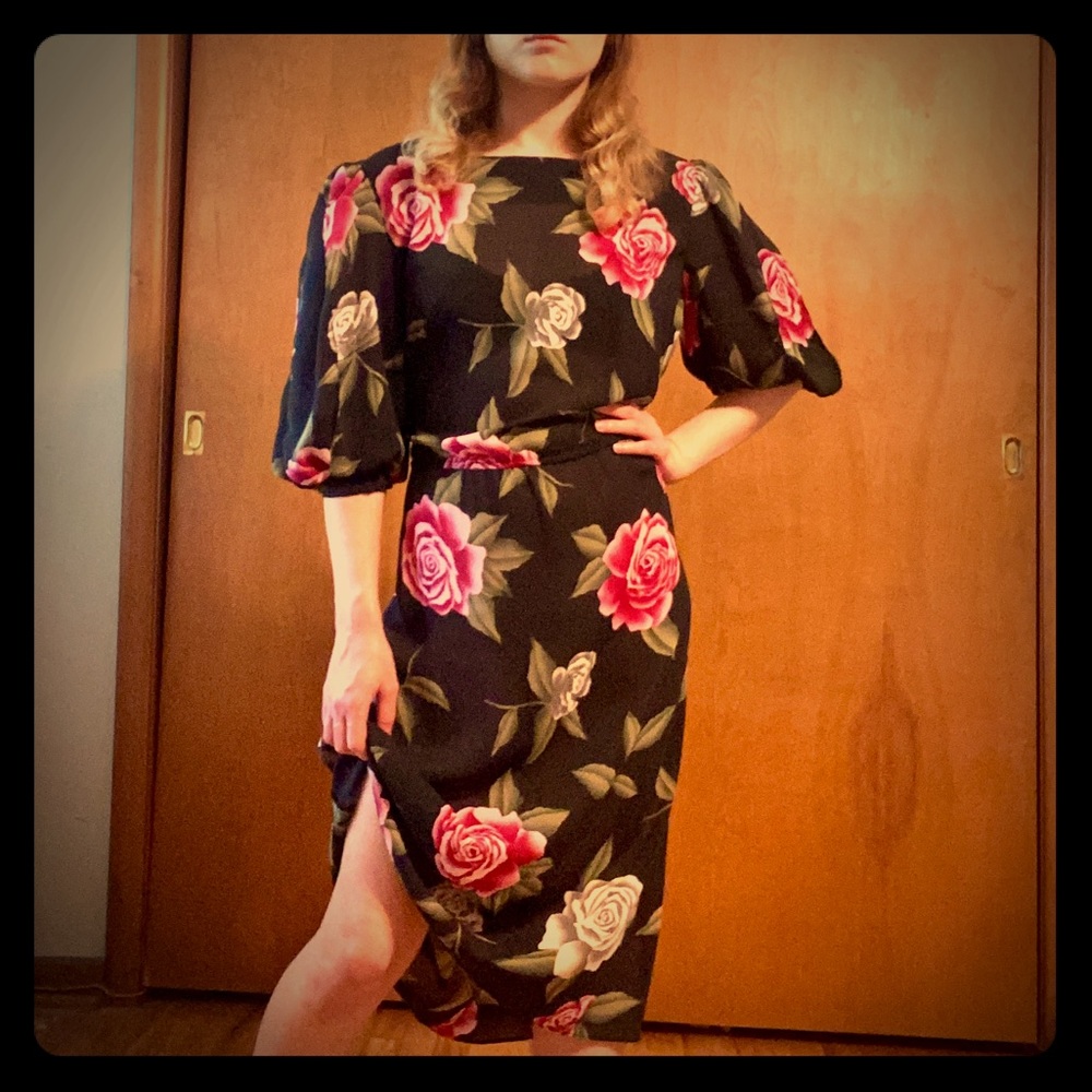 Vtg 1980s Dress ๐ค - Picture 1 of 3